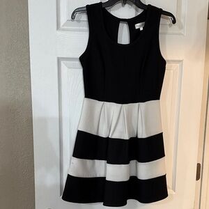 Honey and Rosie Black and White Formal Dress
